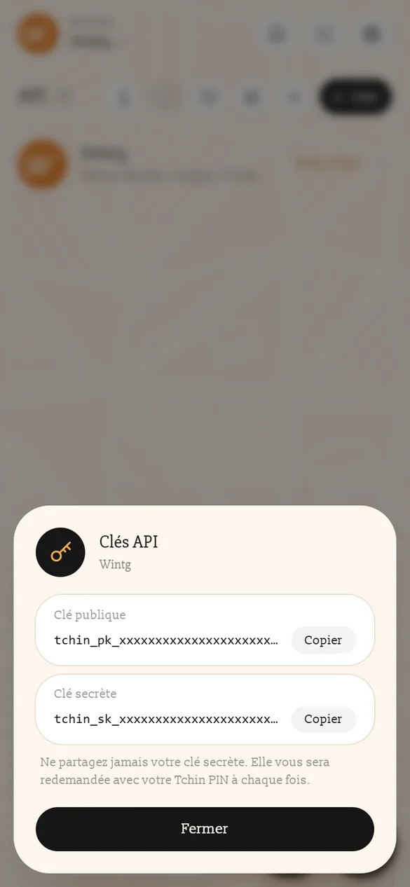 Les clés